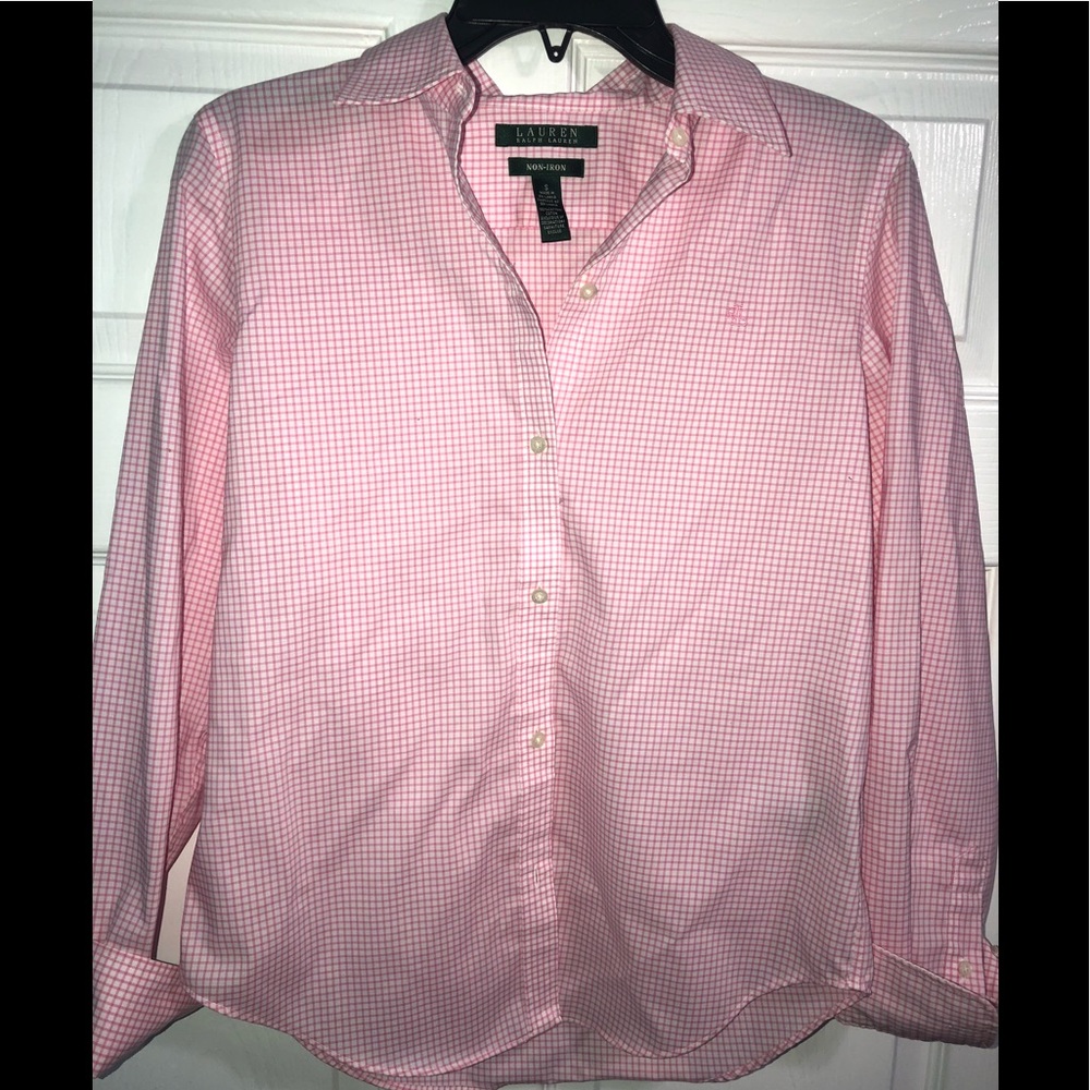 Pink Ralph Lauren button up